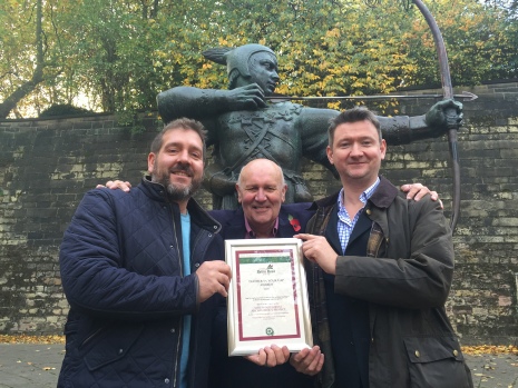 Robin Hood Sherwood Forest Award Community Archaeology Nottingmhamshire 