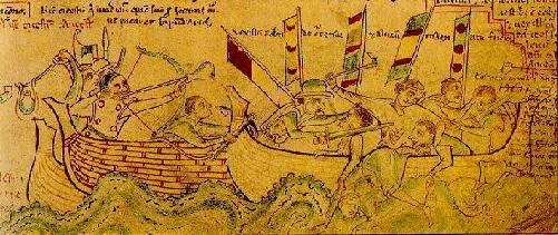 Defeat of the French at the Battle of Sandwich 1217