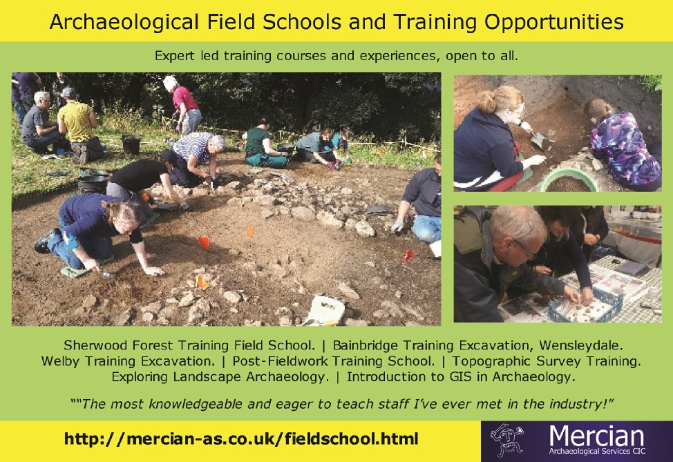 Archaeology Field Schools & Training