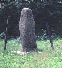 Folvilles Cross (remains) said to mark the spot of the murder of Roger Bellers