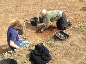 Students at the Archaeology Field School Sherwood Forest